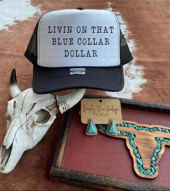 Blue Collar Trucker Hat