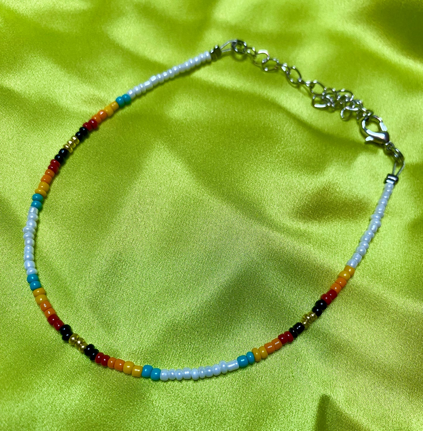 Serape Beaded Anklet