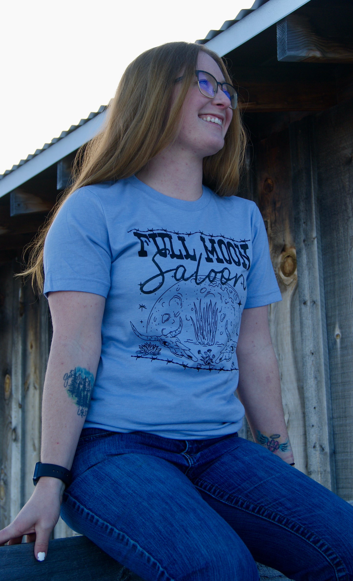 Full Moon Saloon tee