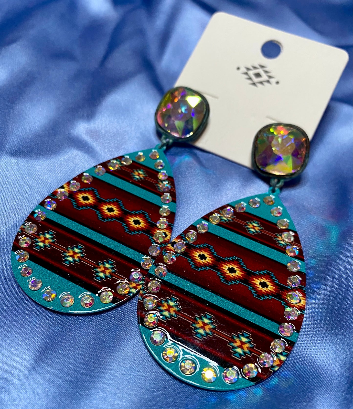 Aztec Metal Earrings (Multiple colors)