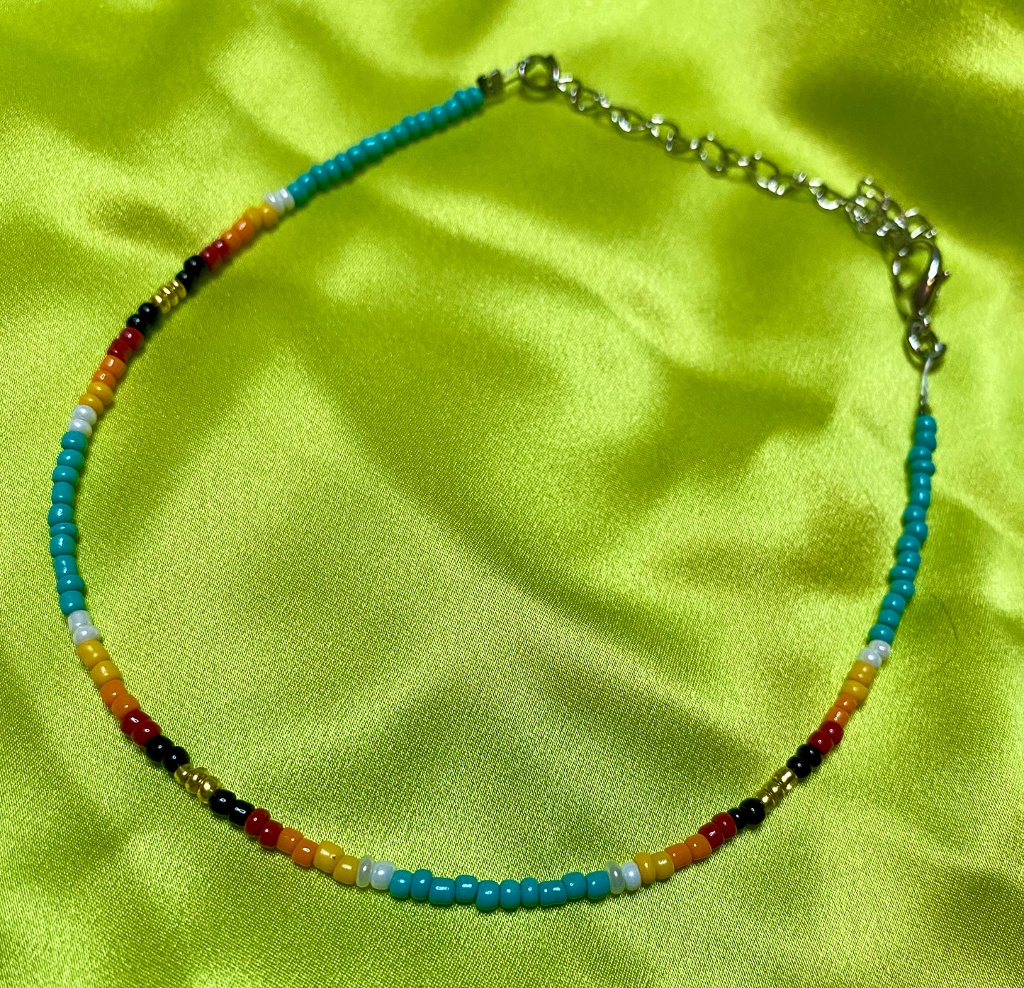 Serape Beaded Anklet
